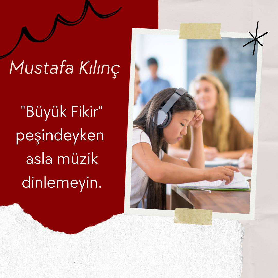 Büyük Fikir Peşindeyken Asla Müzik Dinlemeyin